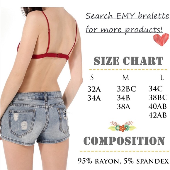 Brand New! 4 Lace Bralettes w. Adjustable Straps - Picture 2 of 5